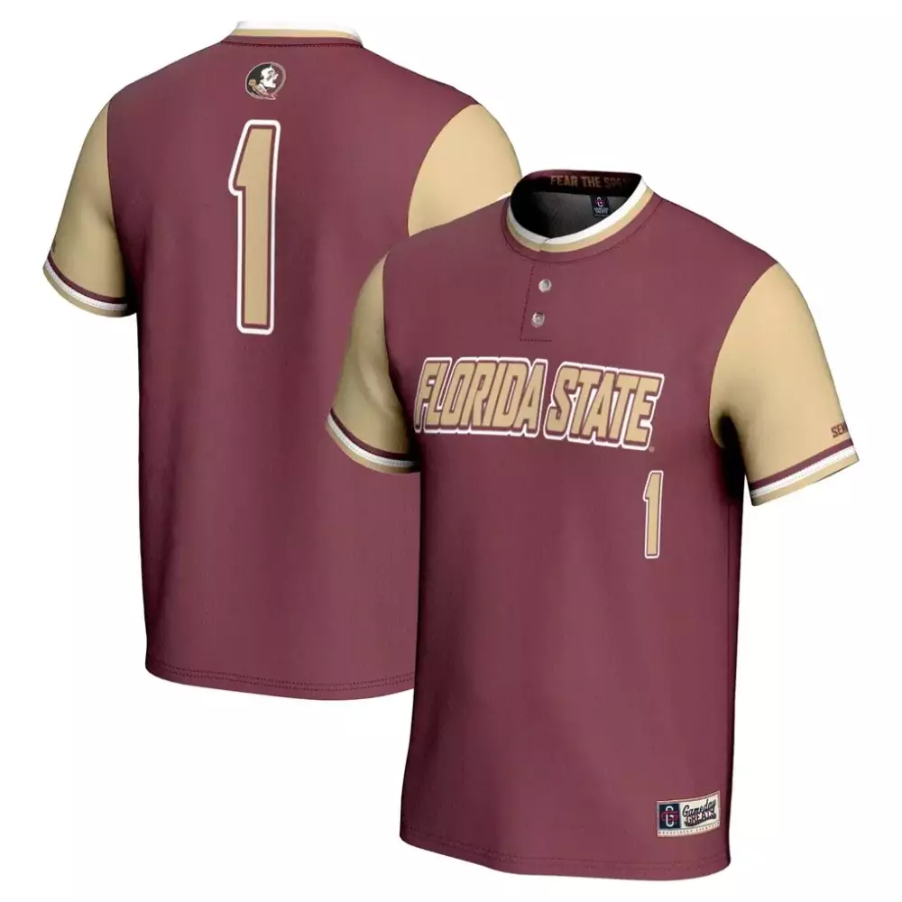 Florida State Seminoles Youth Lightweight Softball Jersey | Garnet Gameday Gear | For Men, Women & Youth