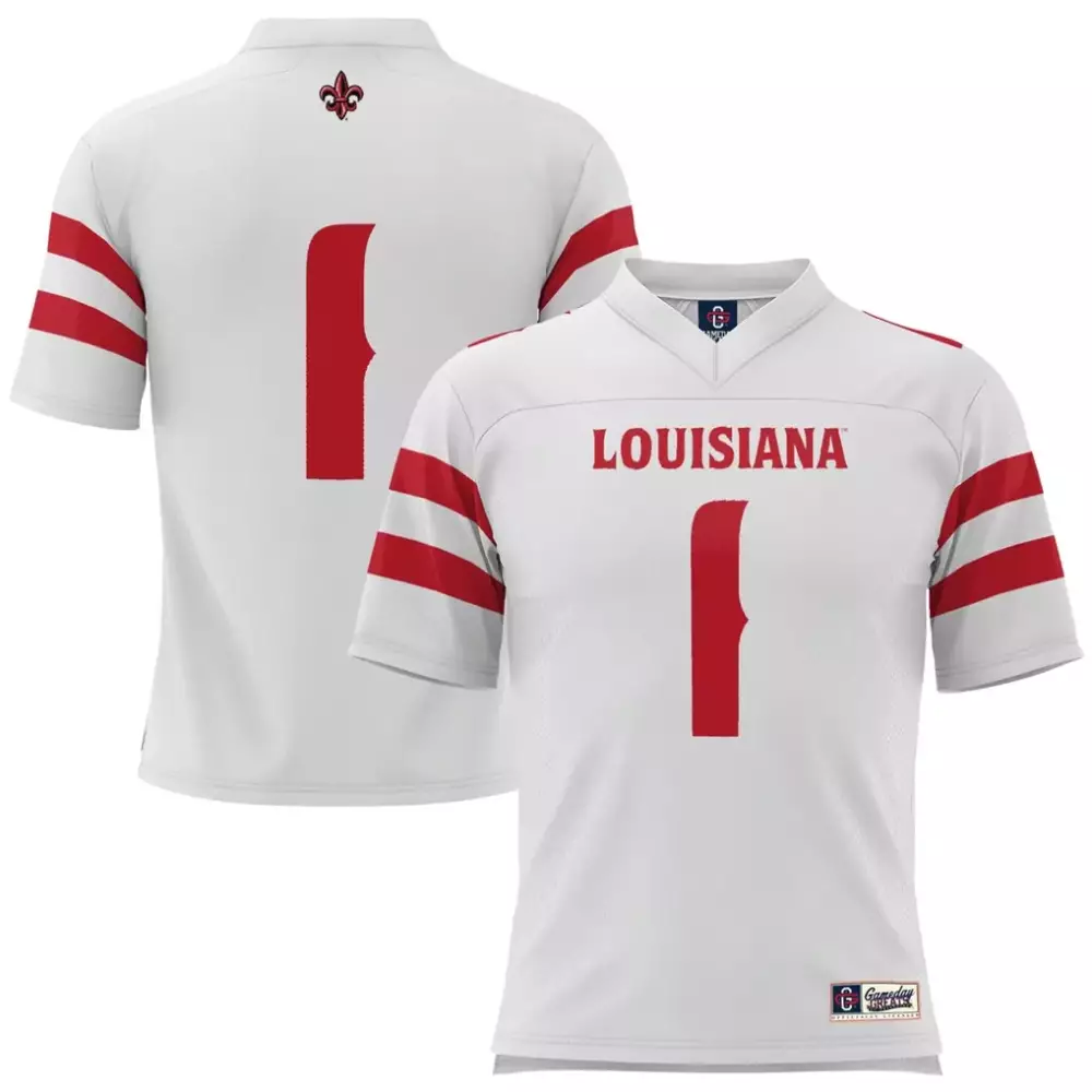 Louisiana Ragin Cajuns Gameday Greats Youth Football Jersey | Classic White | For Men, Women & Youth