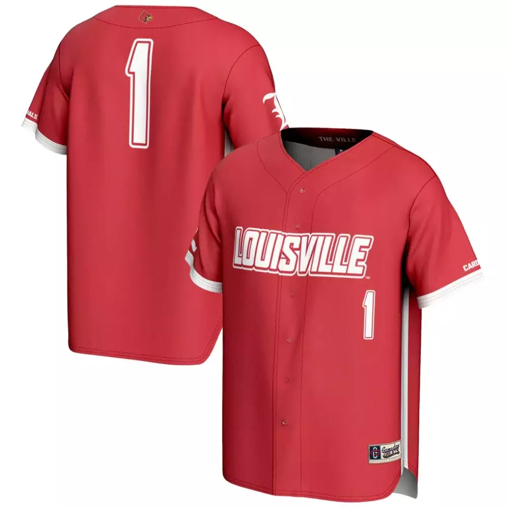 Louisville Cardinals Gameday Greats Lightweight Baseball Jersey | Red | Perfect for Game Day | For Men, Women & Youth
