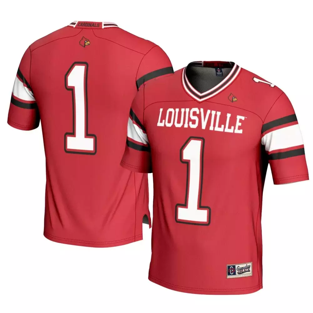 Louisville Cardinals Gameday Greats Youth Football Jersey | Red | Perfect Gift Idea for Young Fans | For Men, Women & Youth