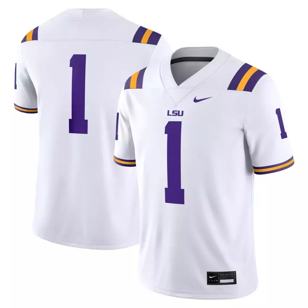 LSU Tigers Nike Game Jersey | White | Fashion Fan Gear | For Men, Women & Youth
