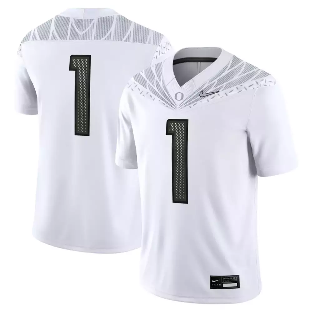 1 Oregon Ducks Nike Game Jersey | White | For Men, Women & Youth