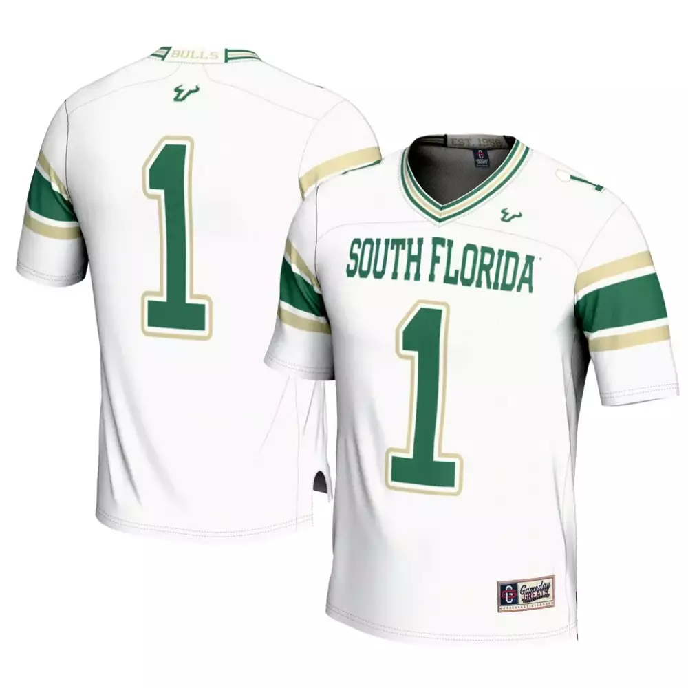 South Florida Bulls Gameday Greats Football Jersey | White Fan Gear for Men, Women & Youth