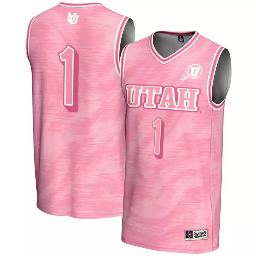 Personalized Utah Utes  Gameday Greats 1 Lightweight Basketball Fashion Basketball Jersey – Pink