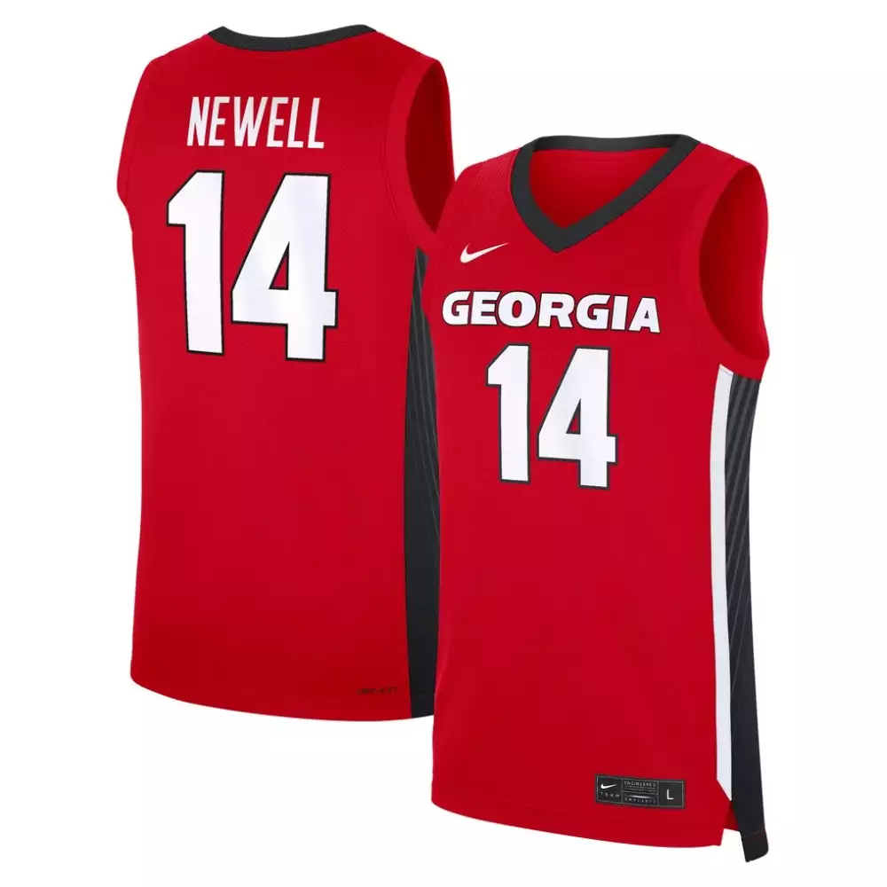 Asa Newell Georgia Bulldogs Nike NIL Men’s Basketball Replica Jersey | Red Stitched Design | Fan Gear for Game Day | For Men, Women & You