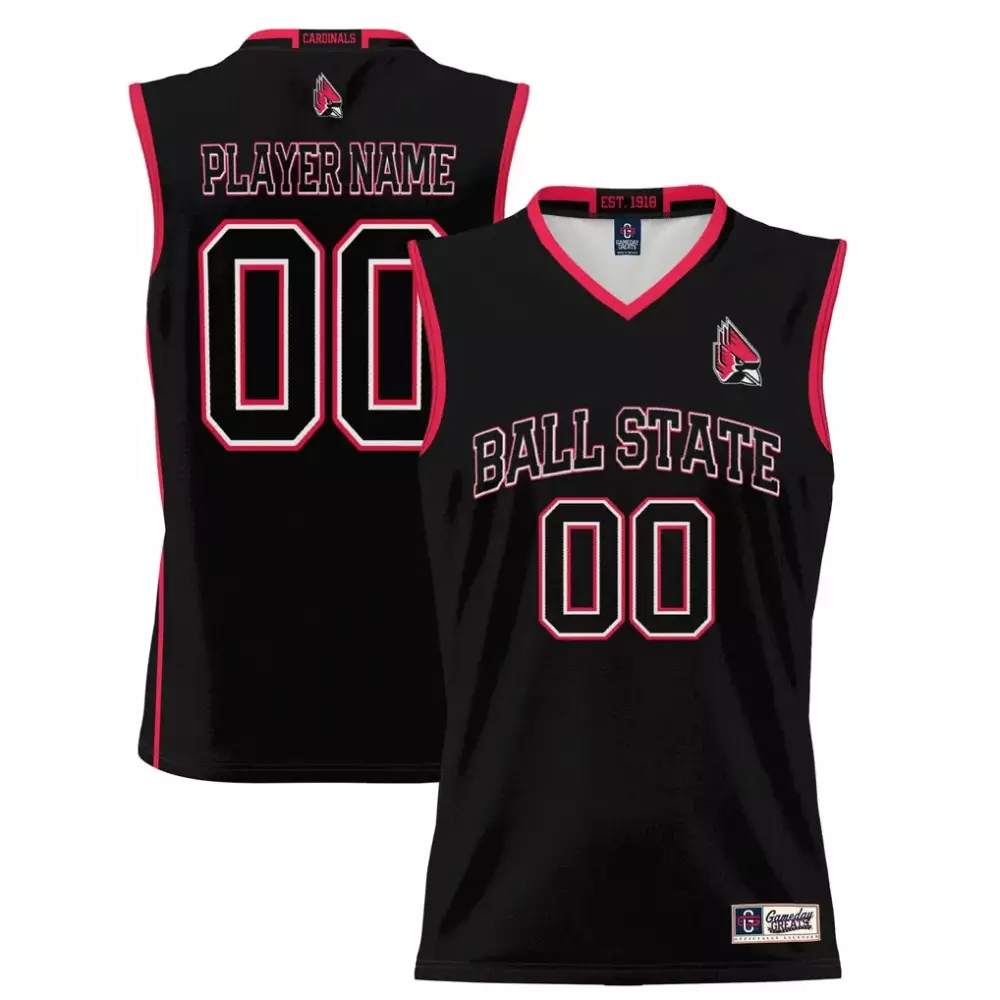 Ball State Cardinals Gameday Greats Unisex Lightweight NIL Pick a Player Women's Basketball Jersey | Black Color | Fan Gear for Men, Women & Youth
