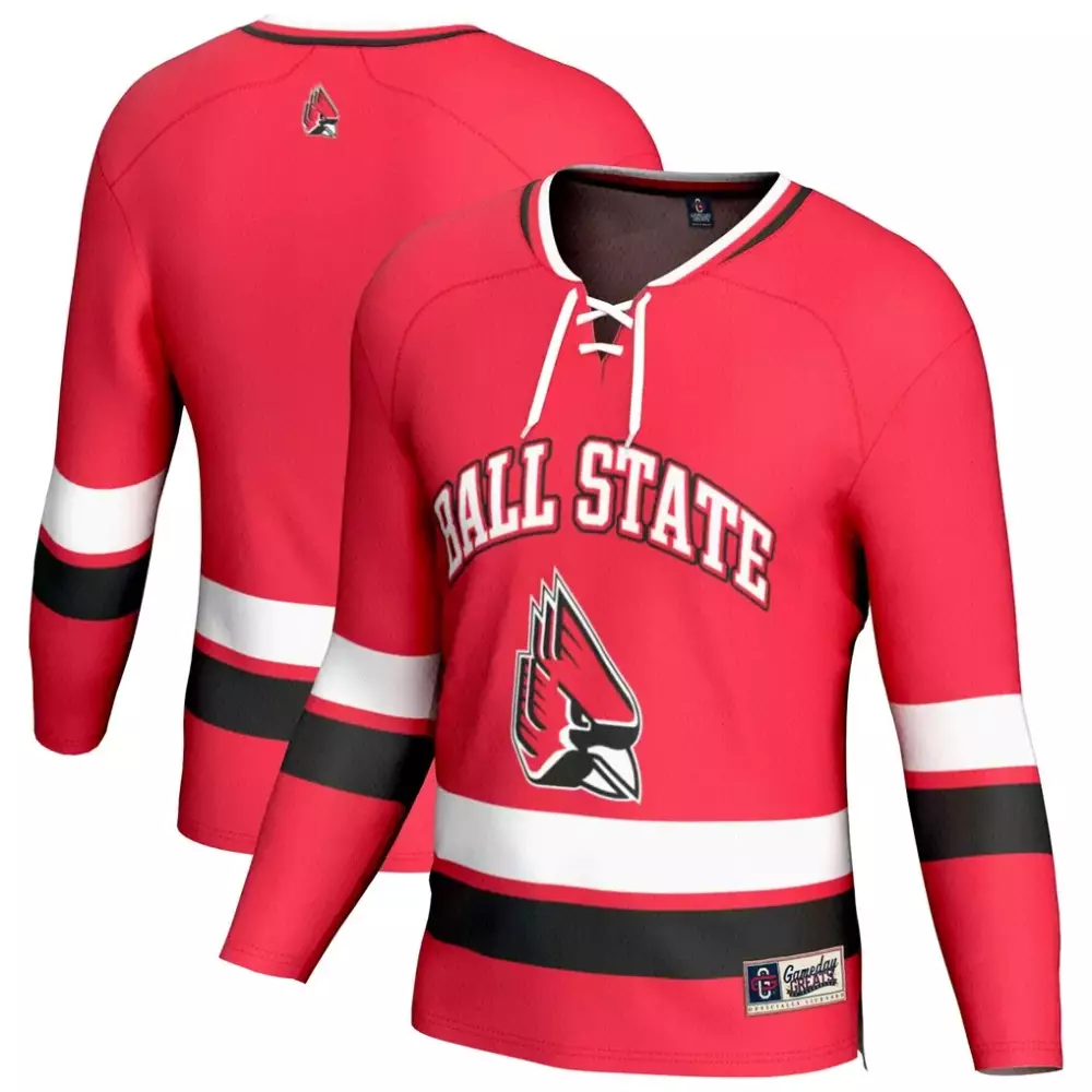 Ball State Cardinals Gameday Greats Unisex Spirit Hockey Jersey | Cardinal Color | Fashion Fan Gear | For Men, Women & Youth