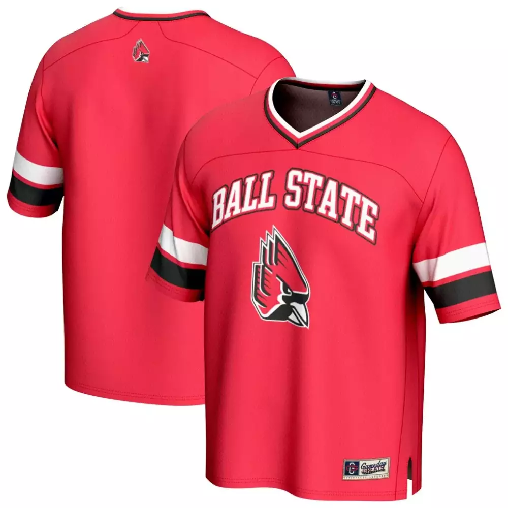 Ball State Cardinals Youth Spirit Football Jersey | Cardinal Color | Game Day Outfit for Men, Women & Youth