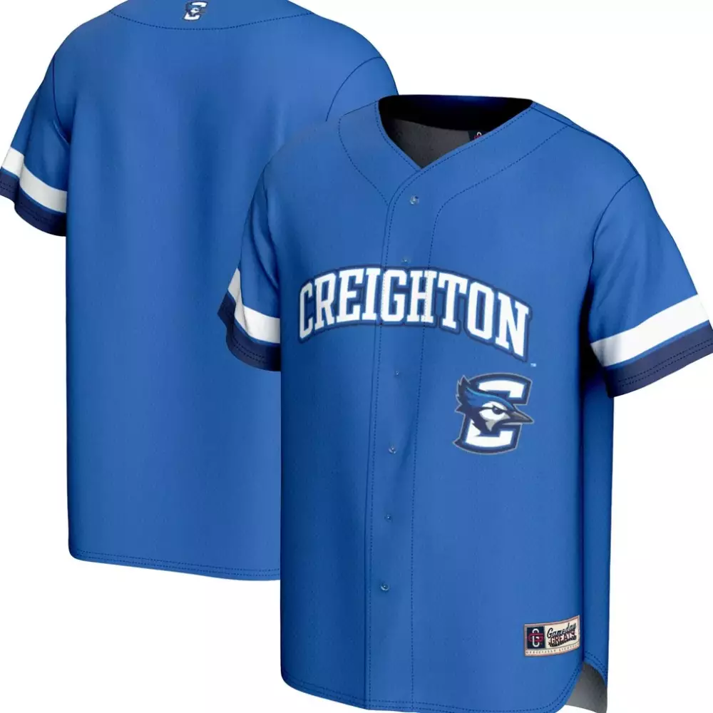 Custom Creighton  Bluejays Gameday Greats Spirit Baseball Jersey