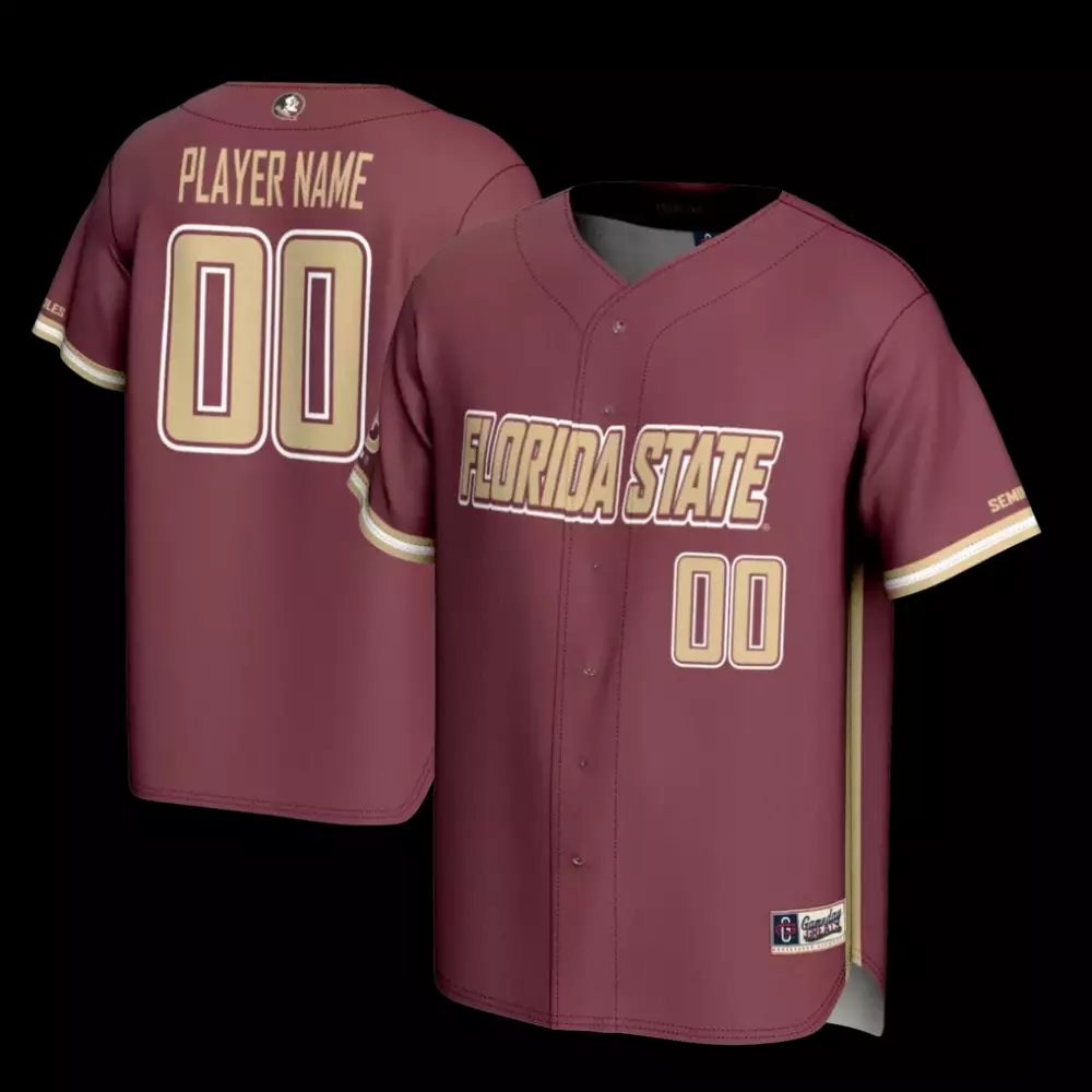 Florida State Seminoles Gameday Greats NIL Pick a Player Lightweight Baseball Jersey Garnet | For Men, Women & Youth
