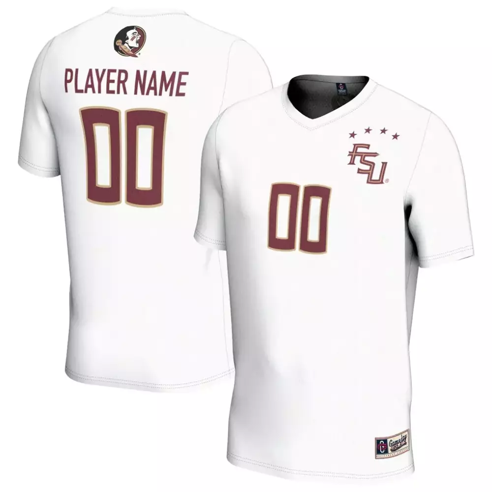 Florida State Seminoles Gameday Greats Unisex NIL Pick a Player Lightweight Collegiate Soccer Jersey | White | Fan Gear for Men, Women & Youth
