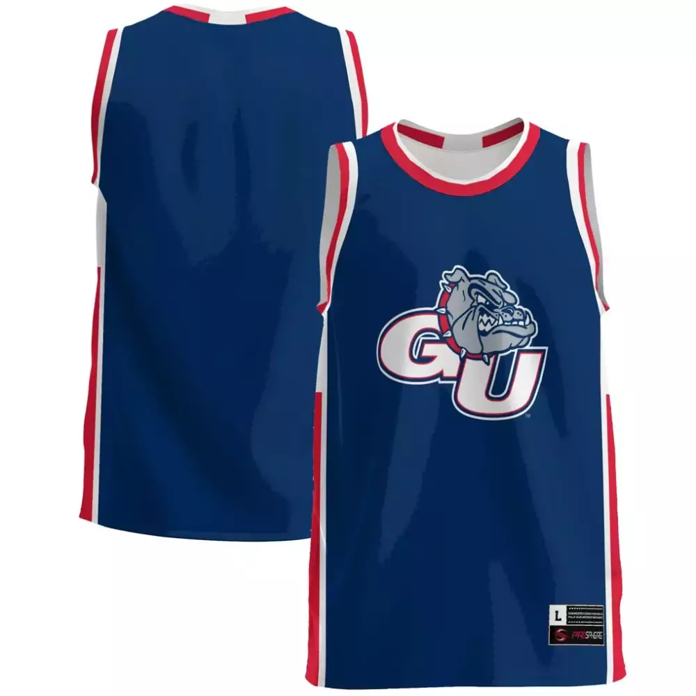 Custom Gonzaga Bulldogs  Gameday Greats Lightweight Basketball Jersey – Blue