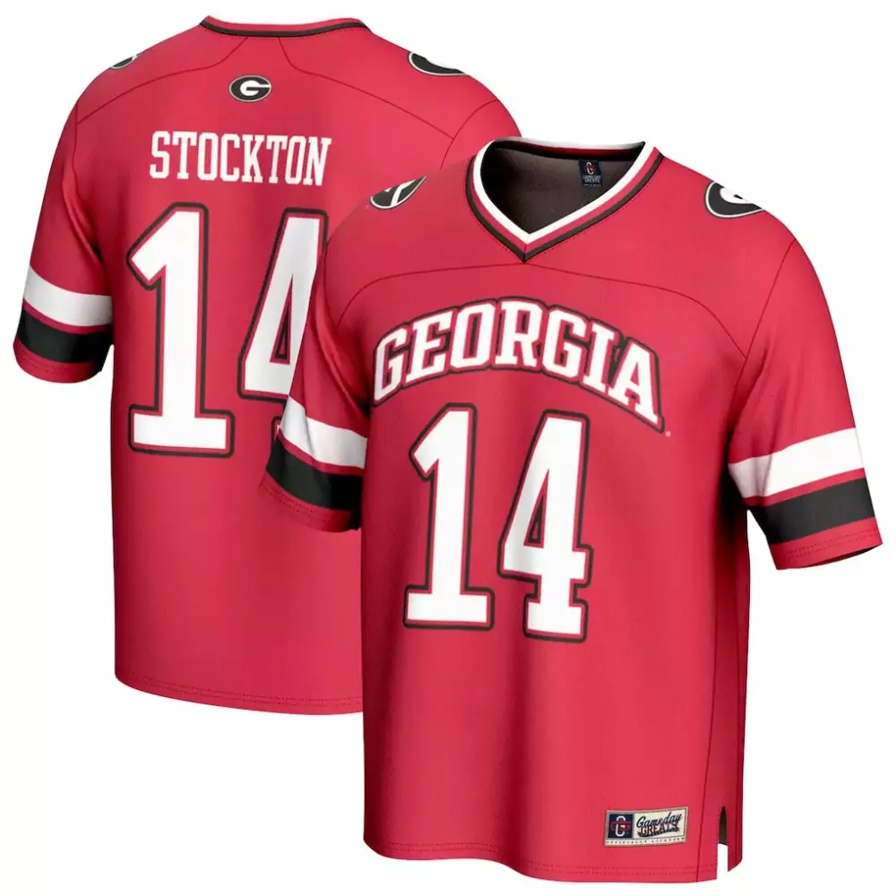 Youth Gunner Stockton Georgia Bulldogs Gameday Greats Jersey | Lightweight Red | Fan Gear for All Ages | For Men, Women & Youth