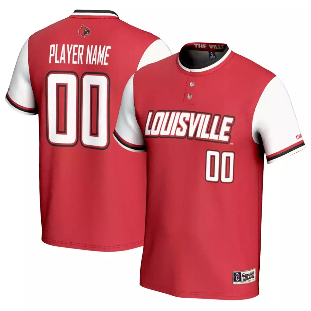 Louisville Cardinals Gameday Greats Unisex NIL Pick a Player Lightweight Softball Jersey | Red Style | Perfect for Game Day | For Men, Women & Youth