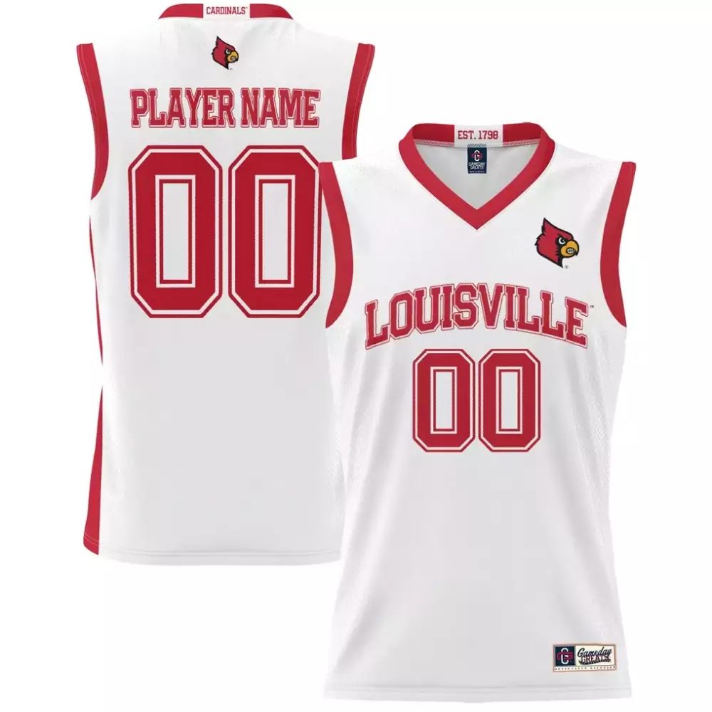 Louisville Cardinals Gameday Greats Youth NIL Pick a Player Lightweight Men's Basketball Jersey | White | Fan Gear for Men, Women & Youth