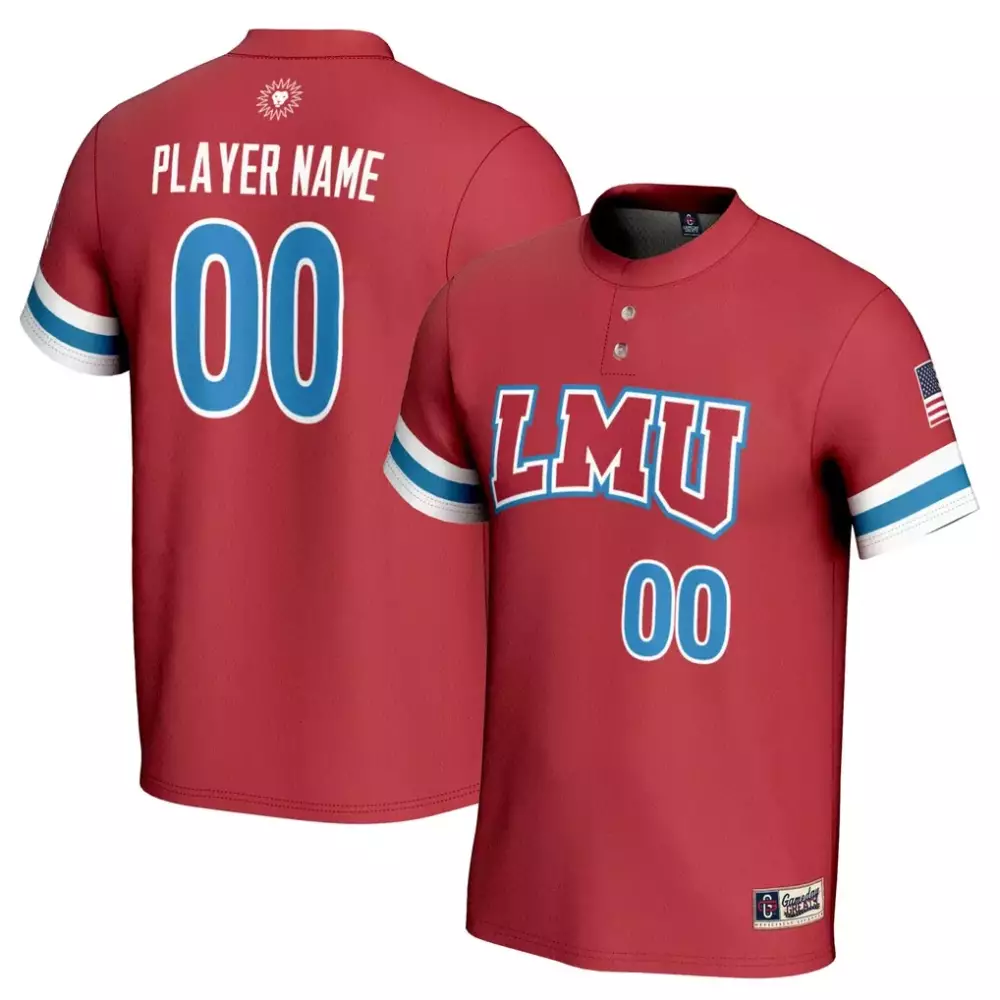 Loyola Marymount Lions Gameday Greats Unisex NIL Pick a Player Softball Lightweight Jersey | Crimson Fan Gear | For Men, Women & Youth