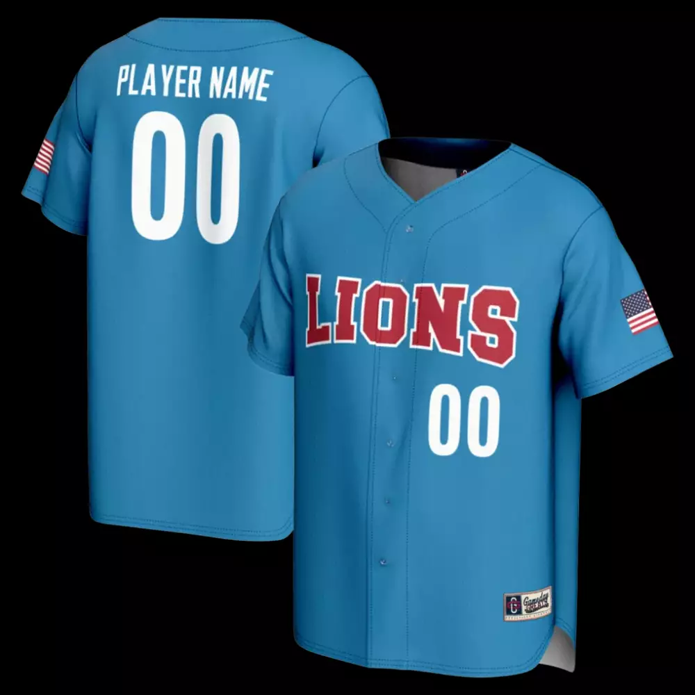 Loyola Marymount Lions Youth Baseball Jersey | Lightweight NIL Pick a Player | Blue | Fan Gear for Men, Women & Youth