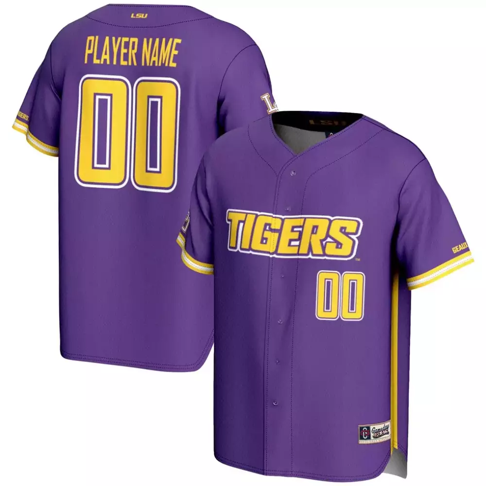 LSU Tigers Gameday Greats Youth NIL Pick a Player Lightweight Baseball Jersey | Purple | Fan Gear for Men, Women & Youth