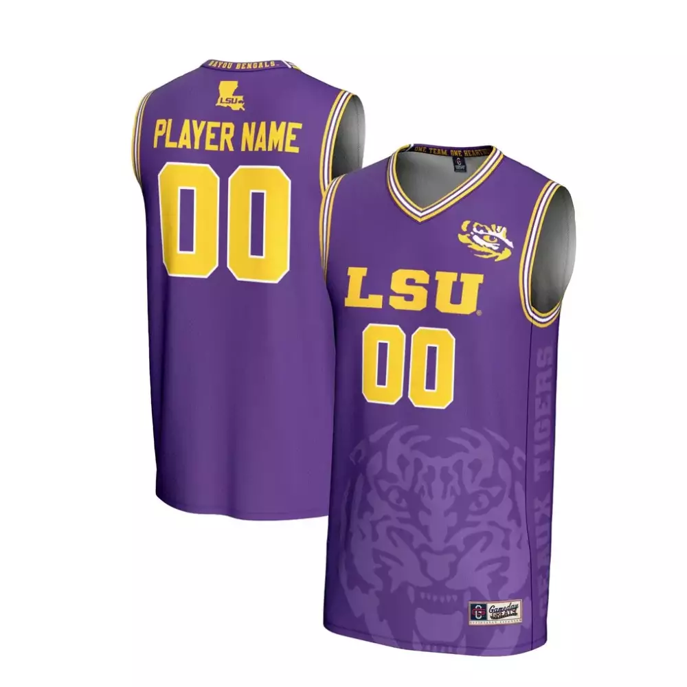 LSU Tigers Gameday Greats Youth NIL Basketball Icon Jersey | Purple | Fan Gear for Men, Women & Youth