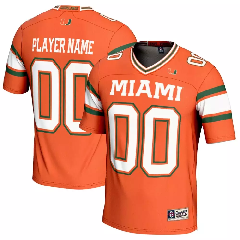 Miami Hurricanes Youth NIL Football Jersey | Pick a Player | Orange Fan Gear for Men, Women & Youth