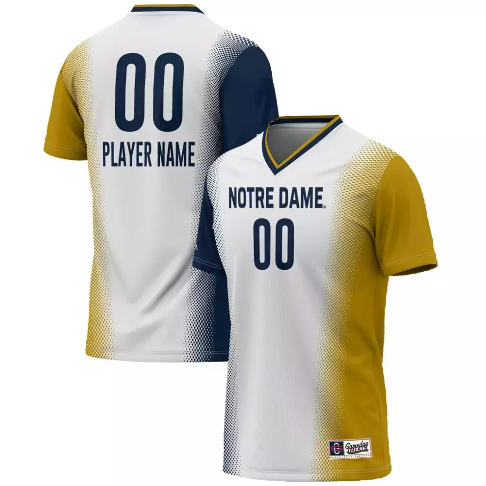 Notre Dame Fighting Irish Gameday Greats NIL Pick a Player Lightweight Women's Soccer Jersey | White | Fan Gear for Men, Women & Youth