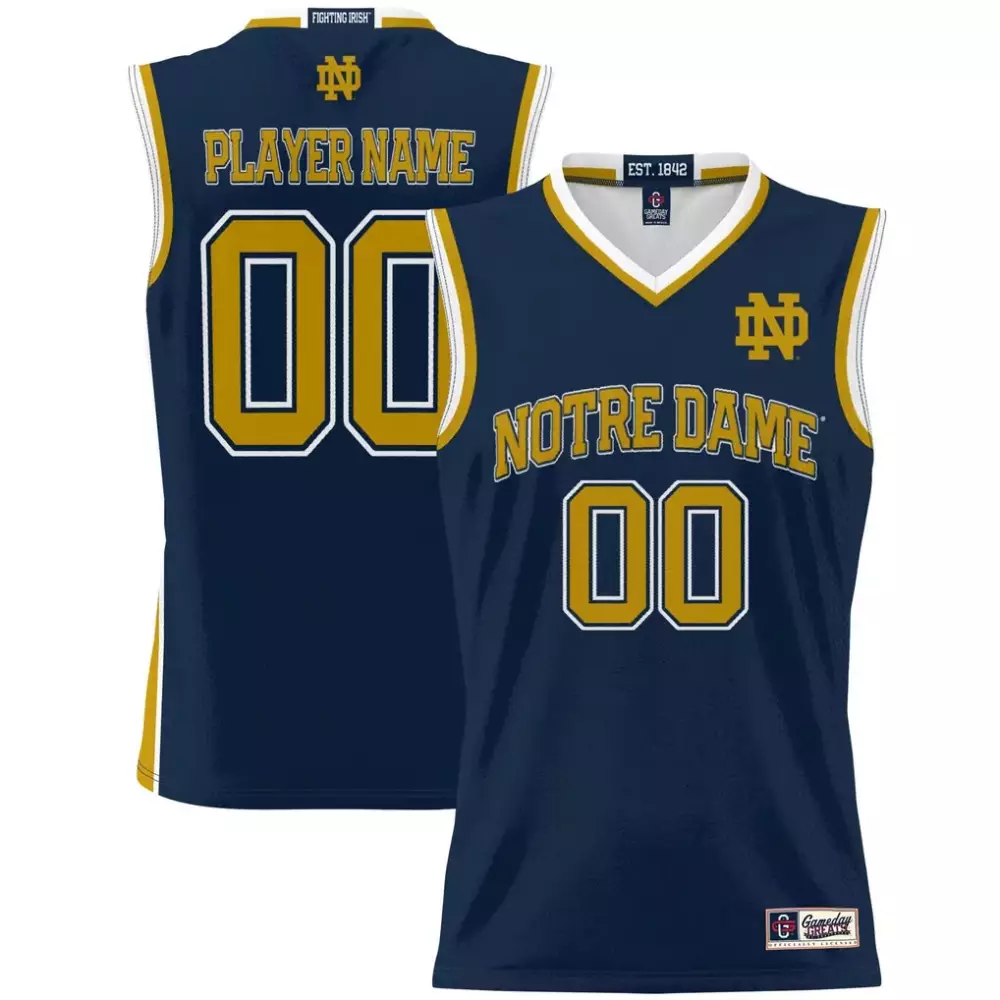 Notre Dame Fighting Irish Youth NIL Pick a Player Lightweight Women's Basketball Jersey | Navy | Fan Gear for Men, Women & Youth