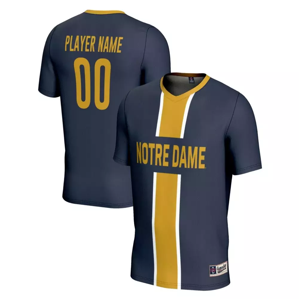 Notre Dame Fighting Irish Youth Pick a Player NIL Men's Soccer Jersey | Navy | Fan Gear for Men, Women & Youth