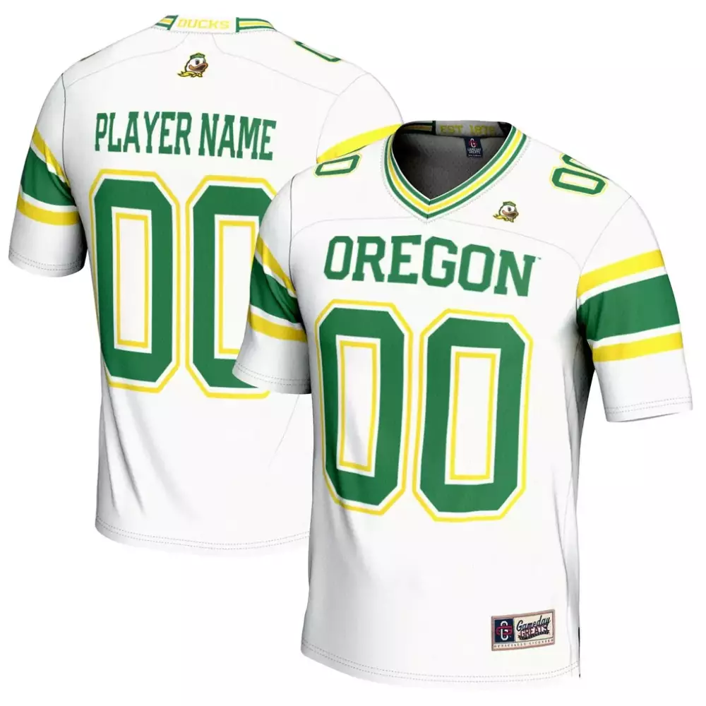 Oregon Ducks Custom Jersey 00 Yellow 2023 | All Stitched Vapor Style | Fan Gear for Men, Women & Youth