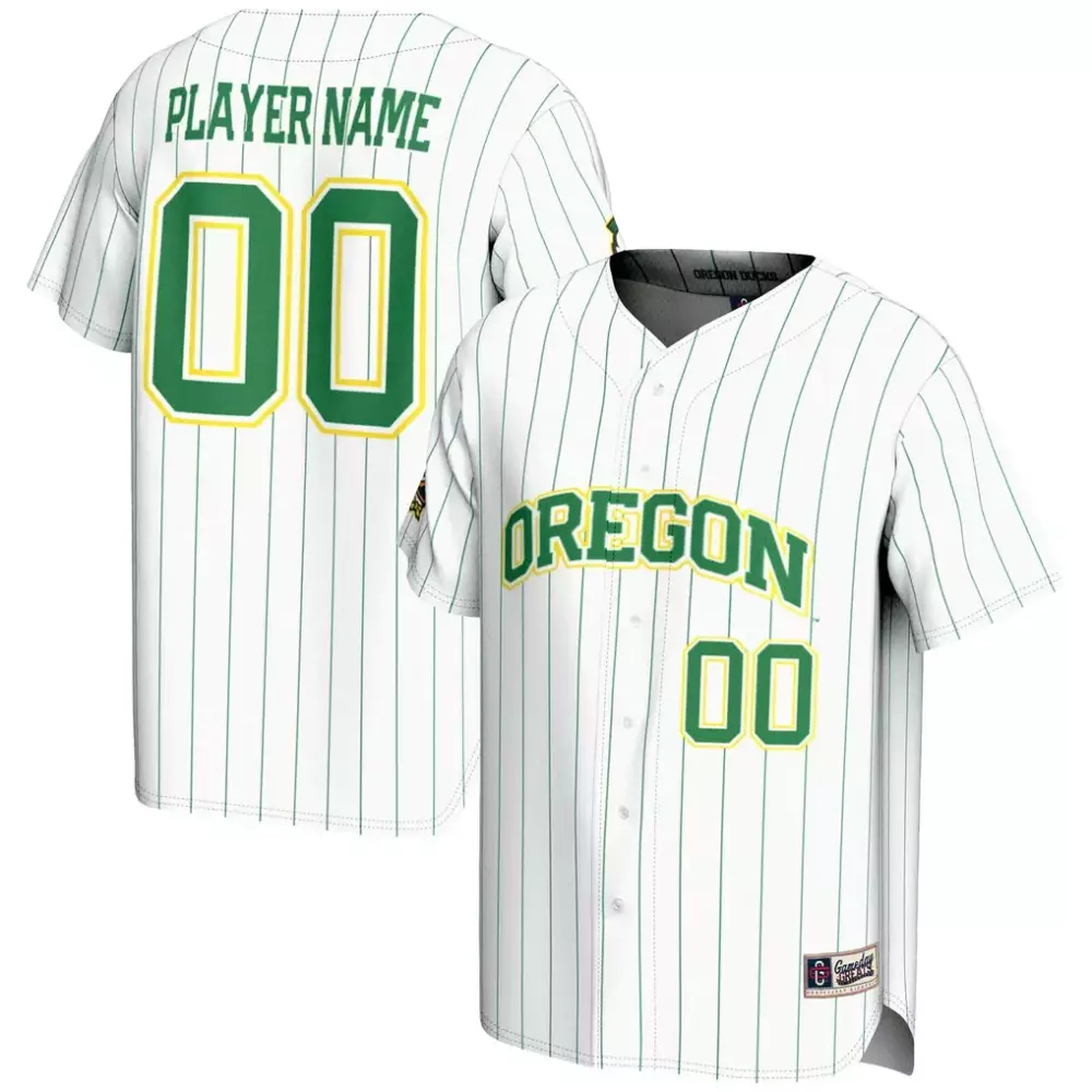 Oregon Ducks Gameday Greats Youth NIL Pick a Player Lightweight Baseball Jersey | White | Game Day Outfit for Kids, Men & Women