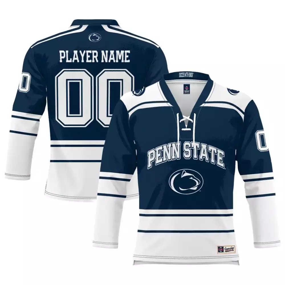 Penn State Nittany Lions Youth NIL Pick a Player Hockey Jersey | Lightweight Navy Fan Gear | For Men, Women & Youth
