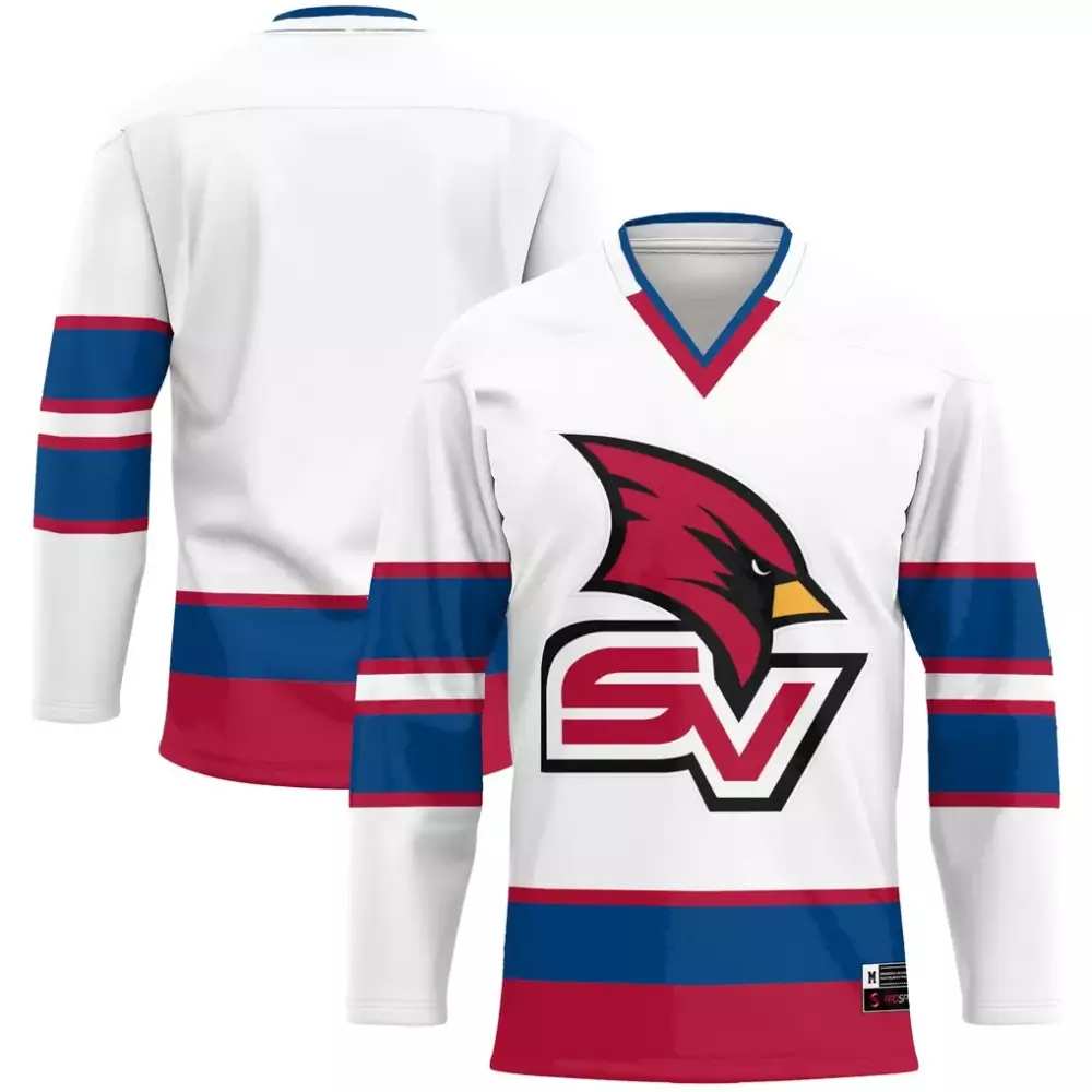 Saginaw Valley State Cardinals Gameday Greats Hockey Jersey | White Fan Gear | For Men, Women & Youth