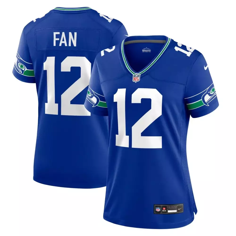 Seattle Seahawks 12s Nike Women's Player Jersey | Royal | Stylish Fan Gear | For Men, Women & Youth
