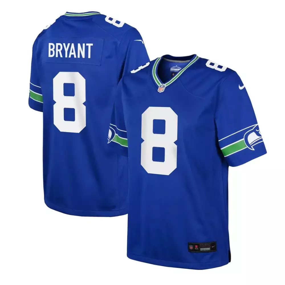 Seattle Seahawks 12th Fan Royal Nike Youth Game Jersey V1 | Stylish Fan Gear | For Youth