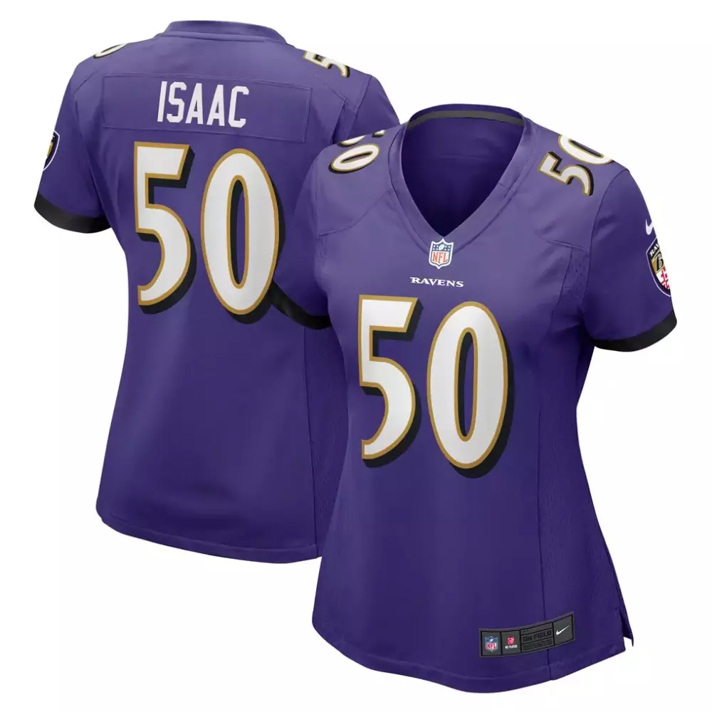 Adisa Isaac Baltimore Ravens Nike Women's Game Jersey | Purple Fan Gear for Women & Youth