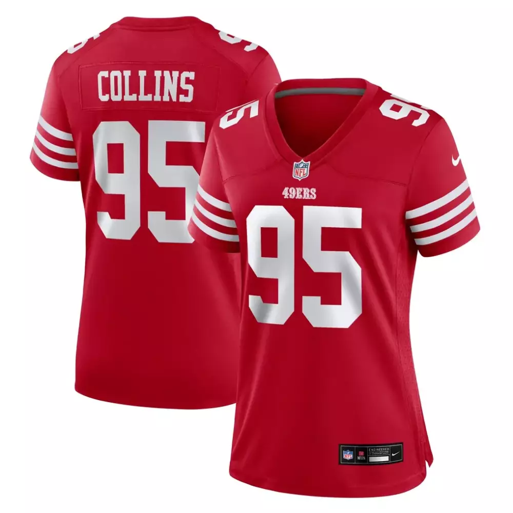 Alfred Collins San Francisco 49ers Nike Women’s Team Game Jersey | Scarlet | For Women, Men & You