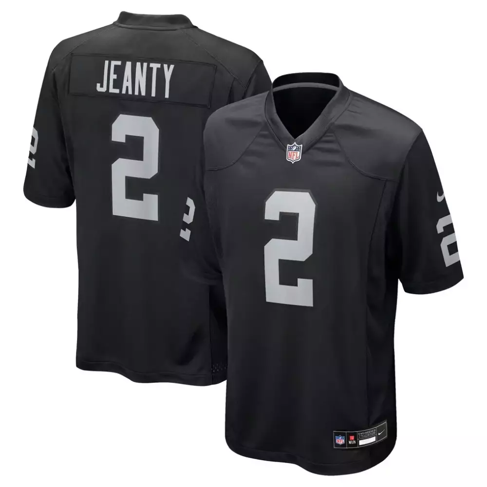 Ashton Jeanty Las Vegas Raiders Youth Game Jersey | Black Nike Style | Fan Gear for Men, Women & Youth