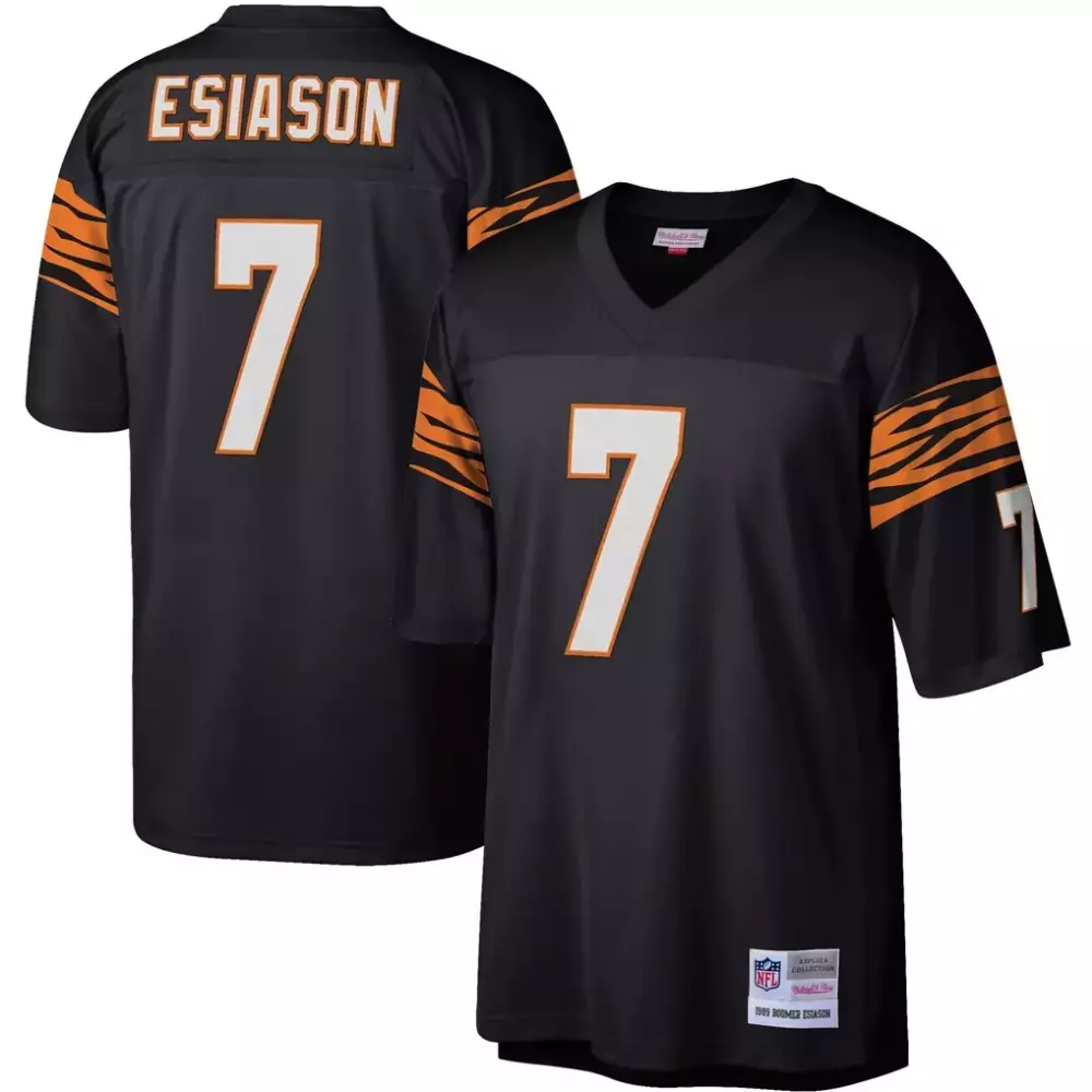 Boomer Esiason Cincinnati Bengals Legacy Replica Jersey | Black Fan Gear | For Men, Women & Youth