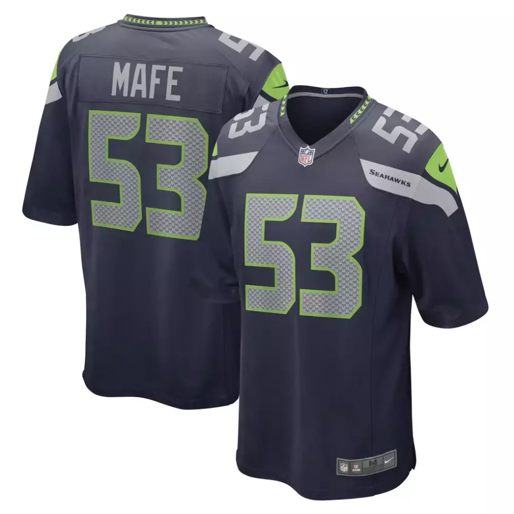 Boye Mafe Seattle Seahawks Nike Game Player Jersey | College Navy Style | Fan Gear for Men, Women & Youth