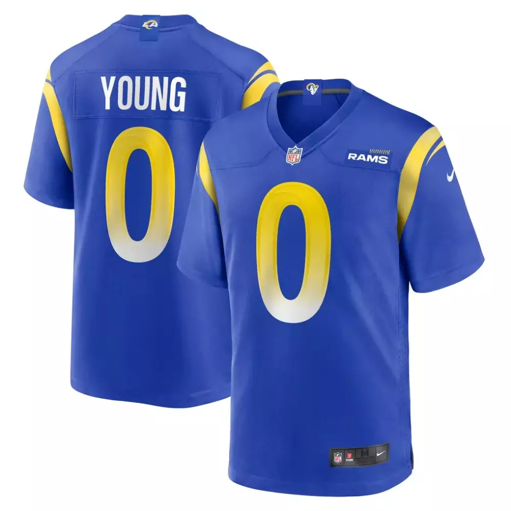 Byron Young Los Angeles Rams Nike Home Game Jersey Royal | Fan Gear for Men, Women & Youth
