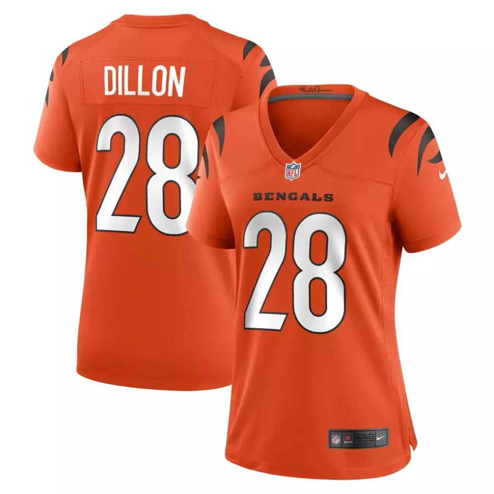Corey Dillon Cincinnati Bengals Nike Women's Retired Game Jersey | Orange | Fan Gear for Game Day | For Men, Women & Youth