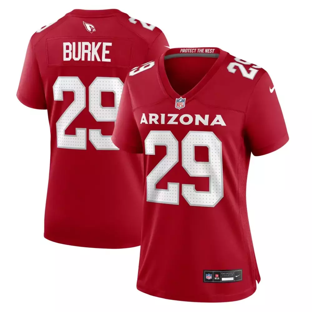 Denzel Burke Arizona Cardinals Nike Women's Team Game Jersey | Cardinal | Stylish Fan Gear for Women & Youth