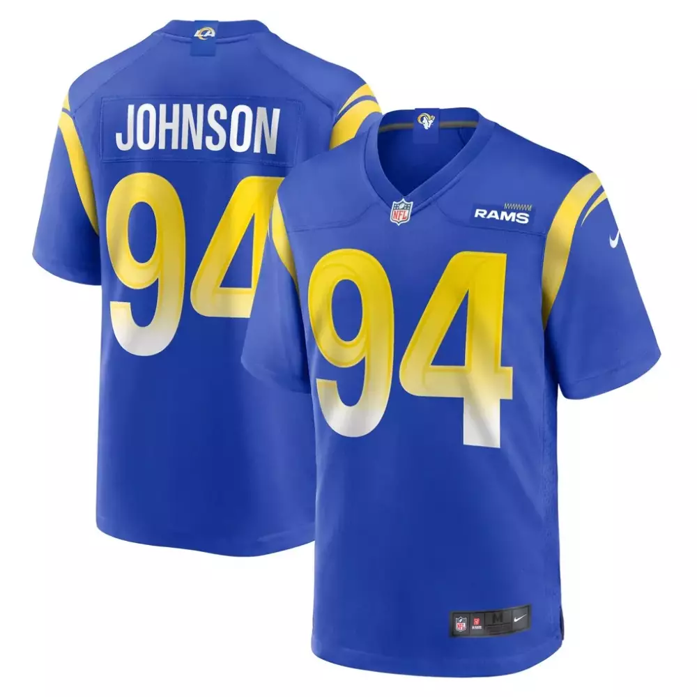 Desjuan Johnson Los Angeles Rams Nike Home Game Jersey | Royal | For Men, Women & Youth