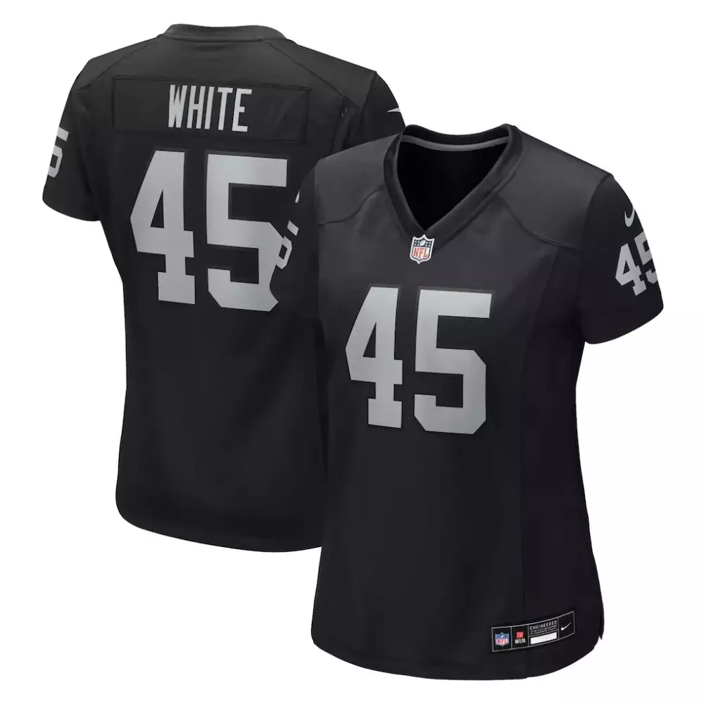 Devin White Las Vegas Raiders Nike Women's Team Game Jersey | Black All Stitched Fan Gear | For Men, Women & Youth