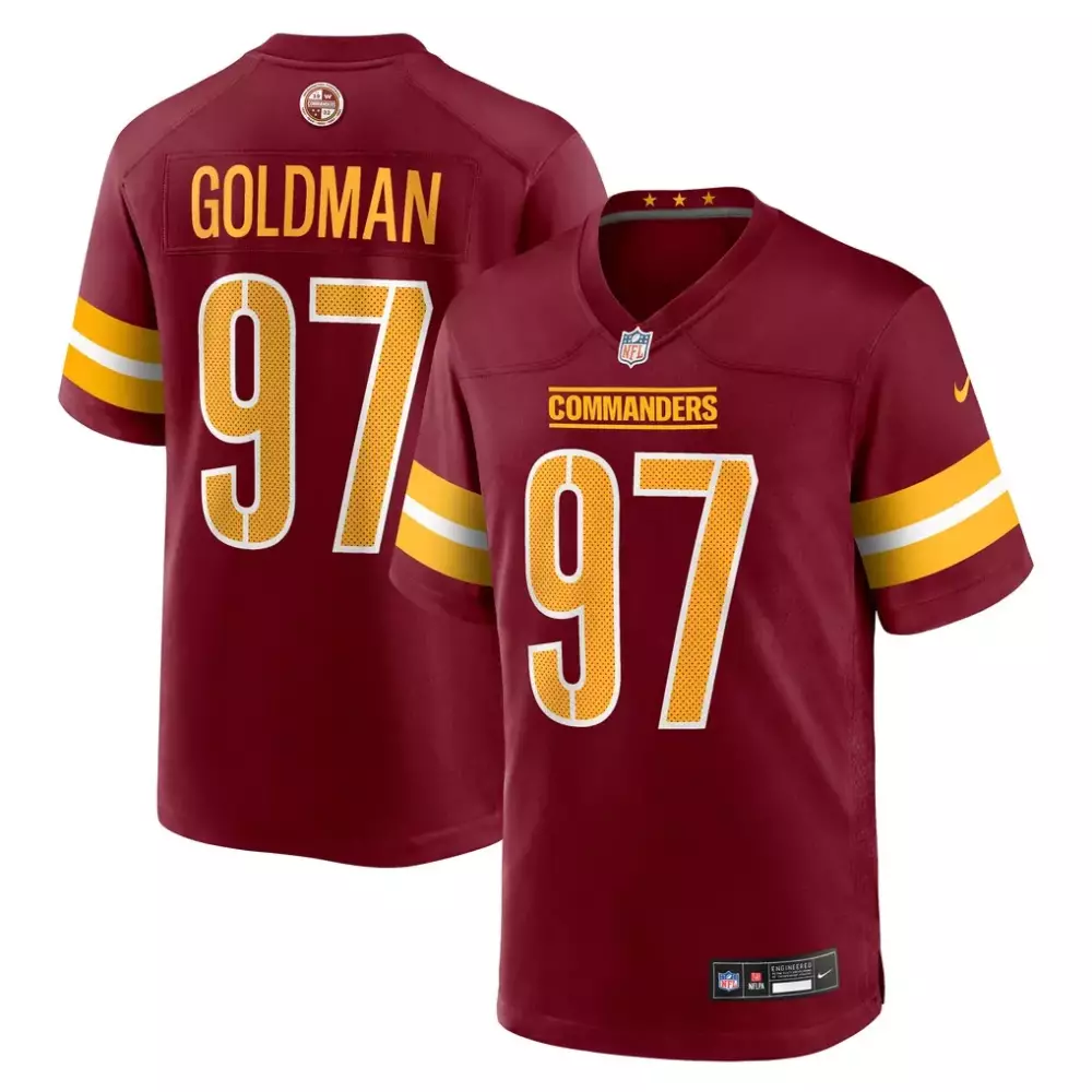 Eddie Goldman Washington Commanders Nike Team Game Jersey | Burgundy Style | Fan Gear for Men, Women & Youth