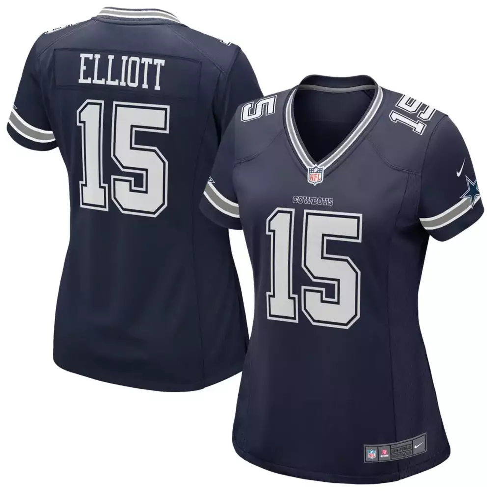 Ezekiel Elliott Dallas Cowboys Women's Game Jersey | Navy Nike Fan Gear | Perfect for Women & Youth