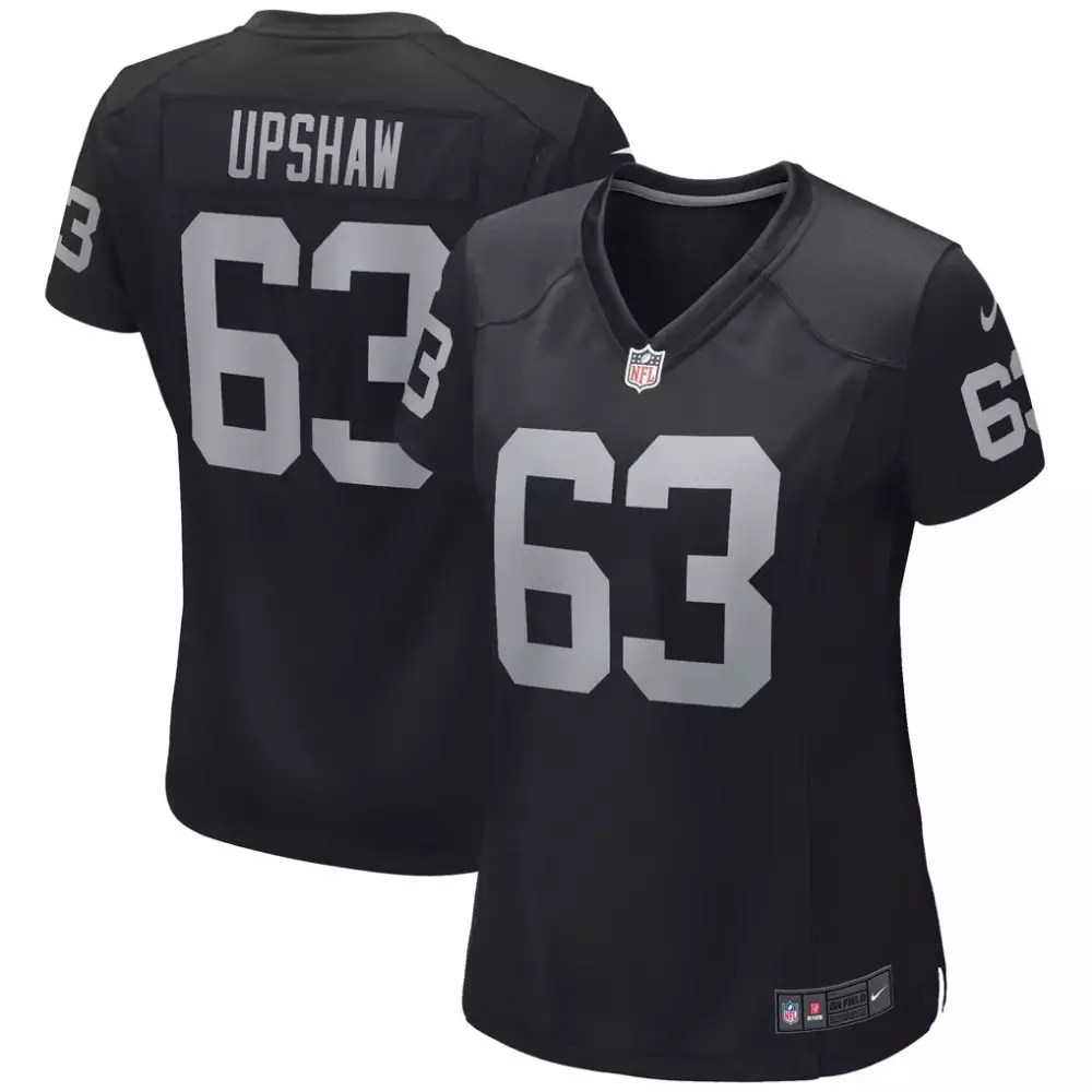 Gene Upshaw Las Vegas Raiders Nike Women's Game Retired Player Jersey | Classic Black Design | Fan Gear for Women
