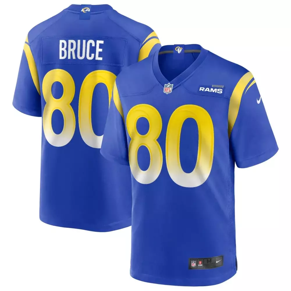 Isaac Bruce Los Angeles Rams Nike Game Retired Player Jersey | Royal | All Stitched Fan Gear | For Men, Women & Youth