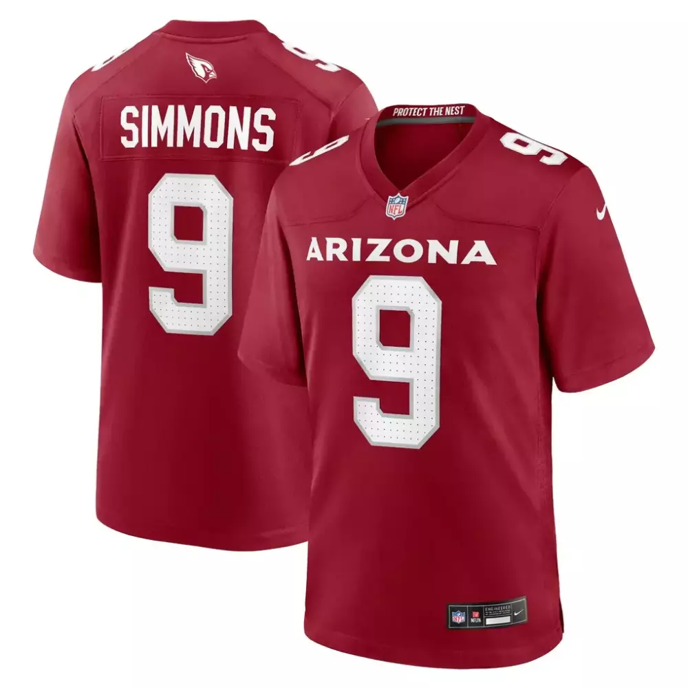 Isaiah Simmons Arizona Cardinals Nike Game Jersey | Cardinal Team Player Gear | Ideal for Game Day | For Men, Women & Youth