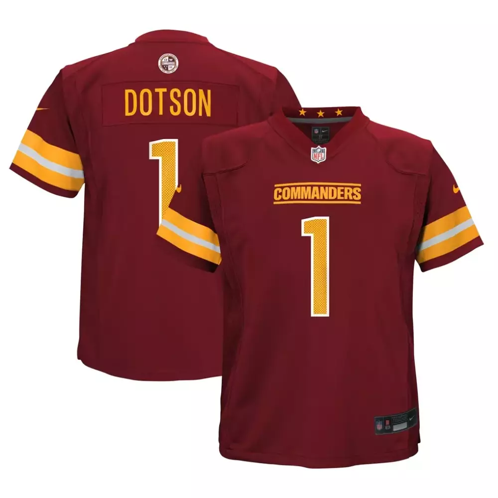 Jahan Dotson Washington Commanders Nike Toddler Game Jersey | Burgundy Stitched Edition | Fan Gear for Toddlers