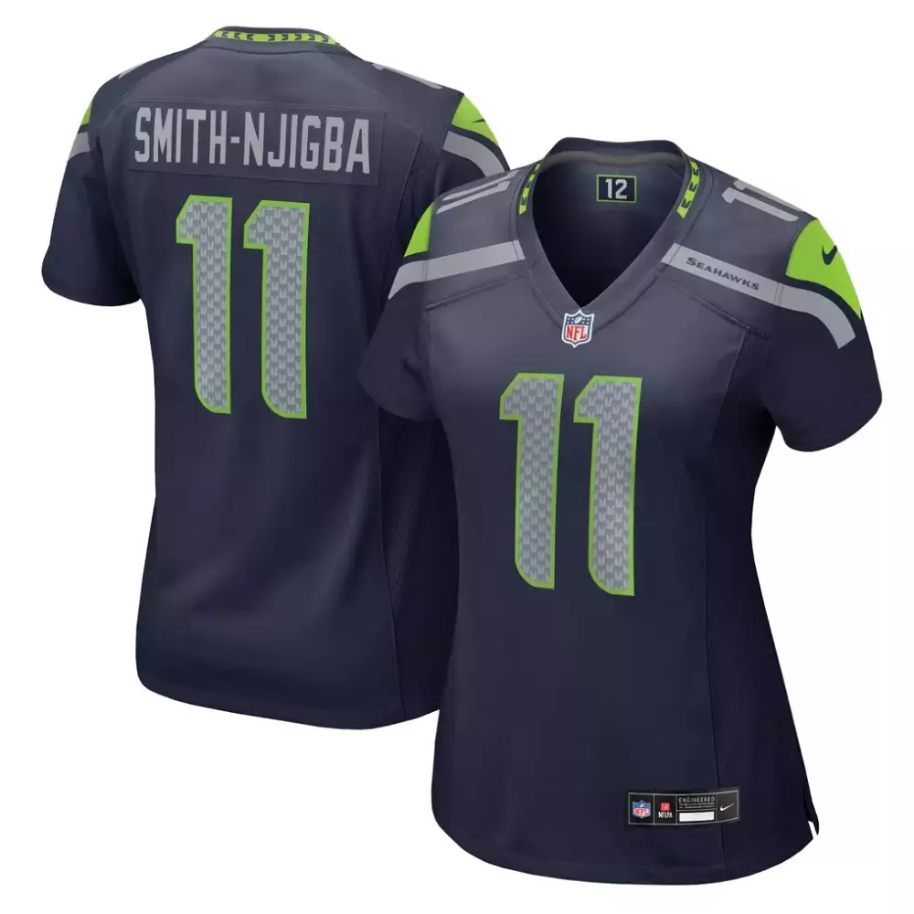 Jaxon Smith-Njigba Seattle Seahawks Nike Women's Game Jersey | College Navy | Stylish Fan Gear for Women | For Men, Women & Youth